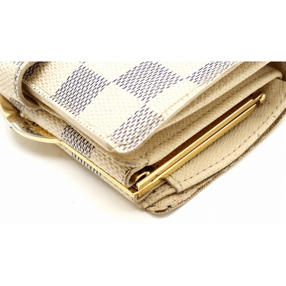 Louis Vuitton Azur White Viennois Bifold Wallet - Picture 3 of 9